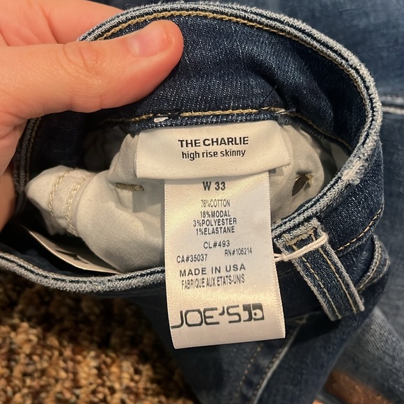 🆕👖Joe’s Jeans The Charlie High Rise Skinny Jeans - Picture 2 of 2